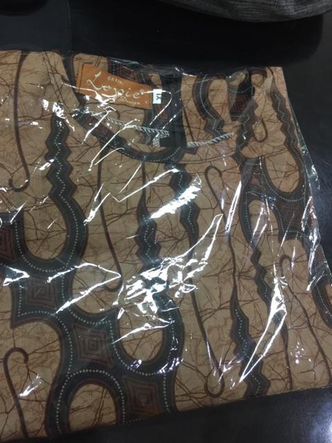 Tunik Batik Solo Cantik Atasan Batik Kantor Berkualitas Batik Wanita Murah Warna Merah Ori