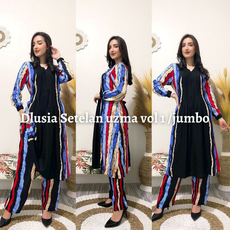 Dlusia Setelan Uzma Jumbo