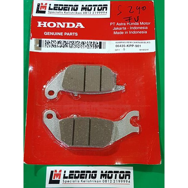 Disc Pad Supra-X 125 Satria FU Byson Vixion NVL Spin Kampas Rem Cakram Belakang Original AHM