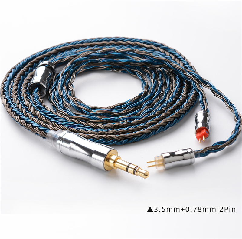 Nicehck C24-2 24 Core Kabel Headset Bahan Tembaga Alloy Lapis Silver 3.5mm / 2.5mm / 4.4mm Mmcx / Nx7 / Qdc / 0.78 2pin A6 Mk Lz3