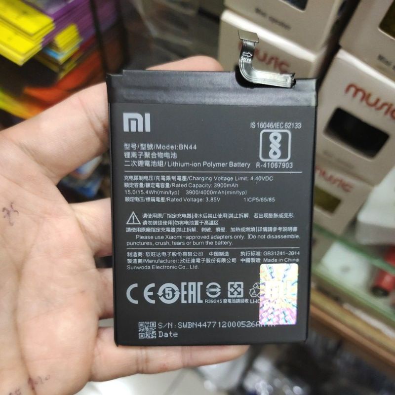 XIAOMI BM35 / MI4C ,  XIAOMI REDMI 5+ / REDMI 5 PLUS / BN44 , XIAOMI REDMI 6 PRO / REDMI A2 LITE / BN47 , XIAOMI MI NOTE 2 / BM48 baterai battery batle batt MANTUL MURAH MERIAH