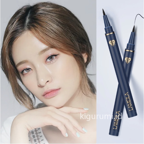 LAMEILA Eyeliner Mata Blue Gold Waterproof Long Lasting LA131 840