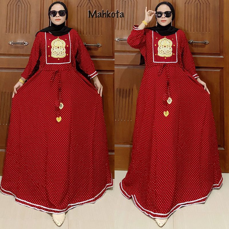 Gamis India Mahkota Gamis Katun Rayon Hindi