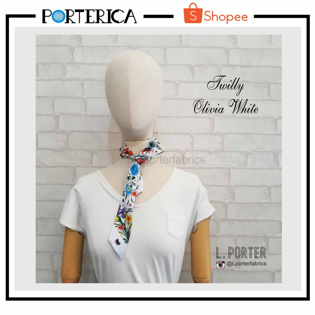 Twilly Olivia White / Twilly Tas / Twilly Leher / Accesories