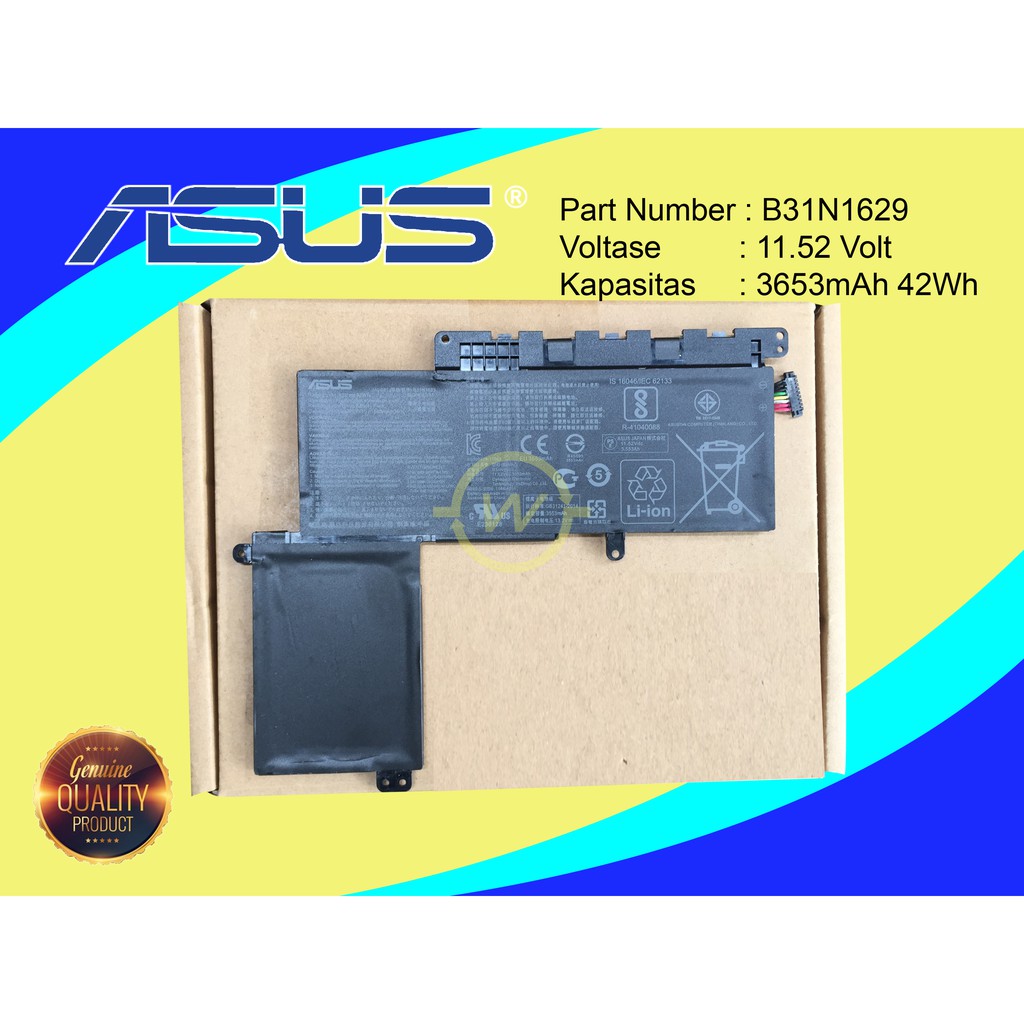 Baterai Asus E203 E203NAH E203MAH B31N1629 ORIGINAL