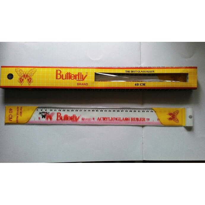 

Penggaris Butterfly 40cm
