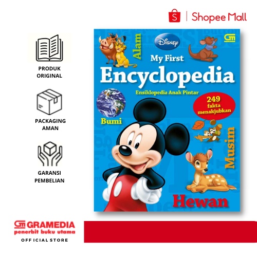 Gramedia Pustaka Utama - Ensiklopedia Anak Pintar (My First Encyclopedia) (Disney)