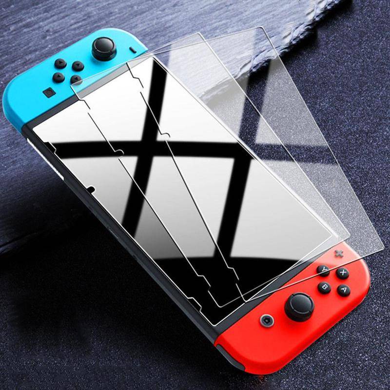 2pcs Pelindung Layar Tempered Glass Oled Untuk Nintendo Switch Lite