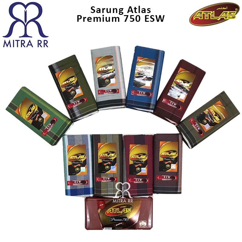 Sarung Atlas Premium 750 ESW Es Lilin Warna Sarung Tenun Dewasa