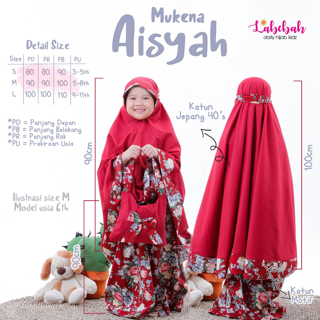 Mukena Anak Aisyah LABEBAH