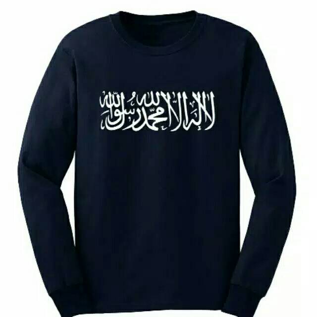 Kaos Costum 2 kalimat syahadat