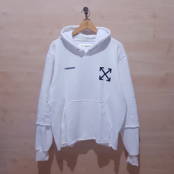 off white hoodie teenager