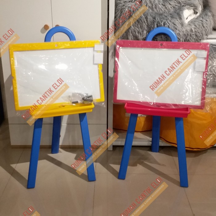 

Papan Tulis Anak Berdiri Magnet 2 Sisi (GRATIS Spidol & Kapur) - P. Tulis Kuning promo