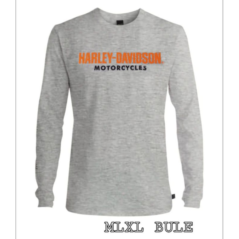 kaos pria lengan panjang harley davidson