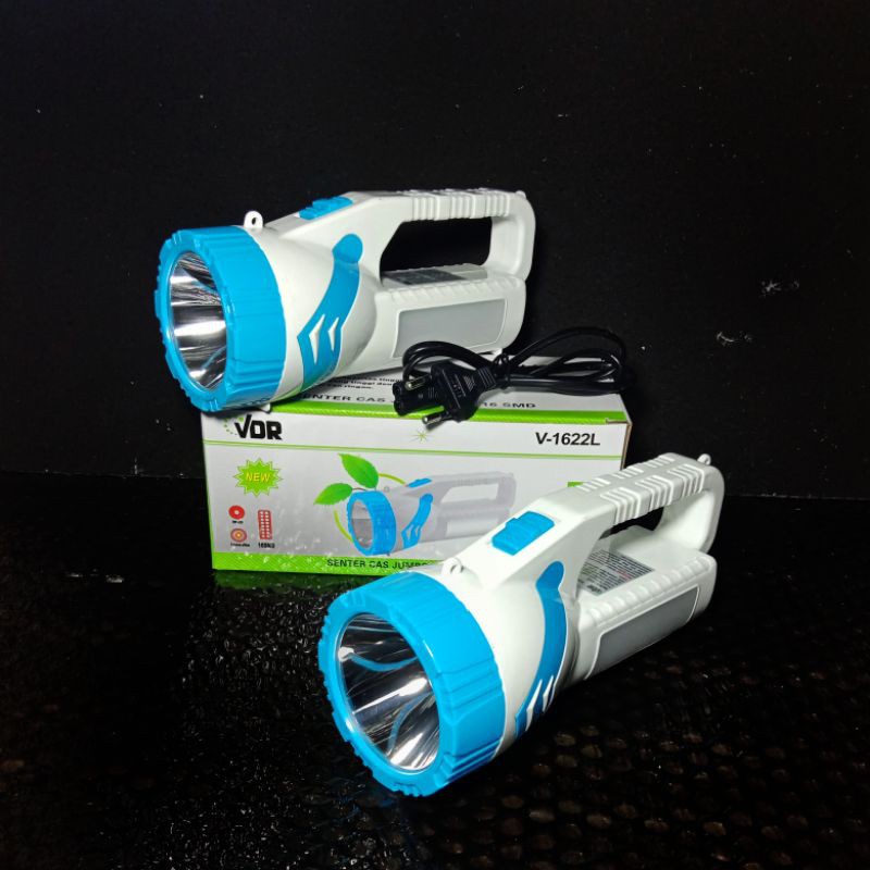 Senter Jinjing/Senter Genggam Tangan Charge LED VDR