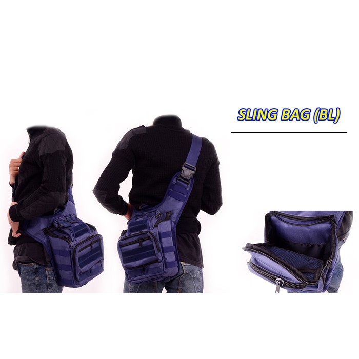 Tas Selendang Selempang - Shoulder Sling Bag - Tactical Army Military