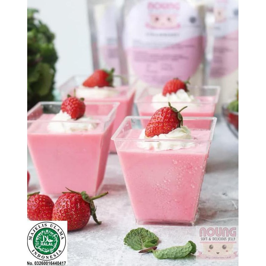 

31.87-Kue- Bubuk Puding Noung Jelly Strawbery 170 G -Terlengkap-Termurah-Dijamin.