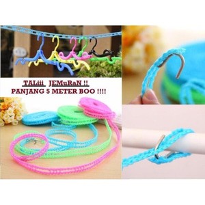 tali jemuran praktis 5 meter clothes line laundry