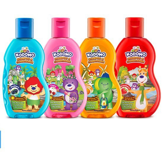 Kodomo Baby Top To Toe / Kodomo Kids Bodywash / Shampoo &amp; Conditioner 200ml