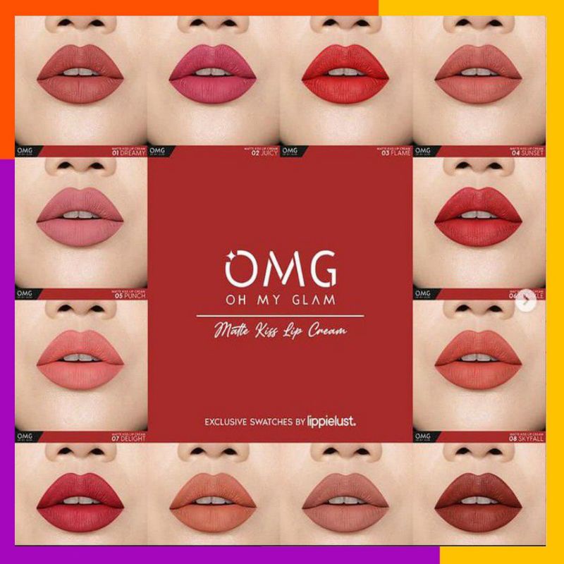 OMG OH MY GLAM Matte Kiss Lip Cream 3,5gr - OMG OH MY GLAM MATTE KISS LIP CREAM