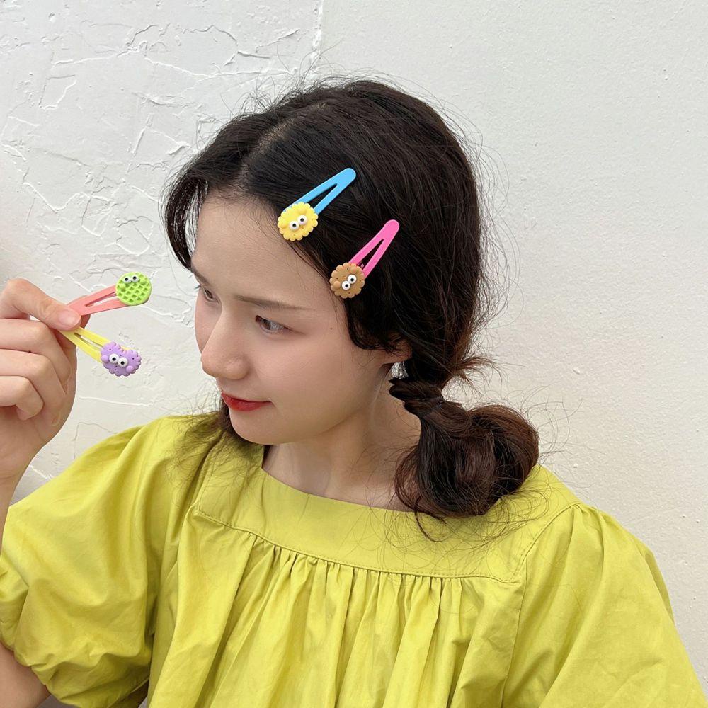 NEEDWAY Hadiah Jepit Rambut Lucu Biskuit Kreatif Coklat Kecil Kartun Gaya Korea Hair Clip