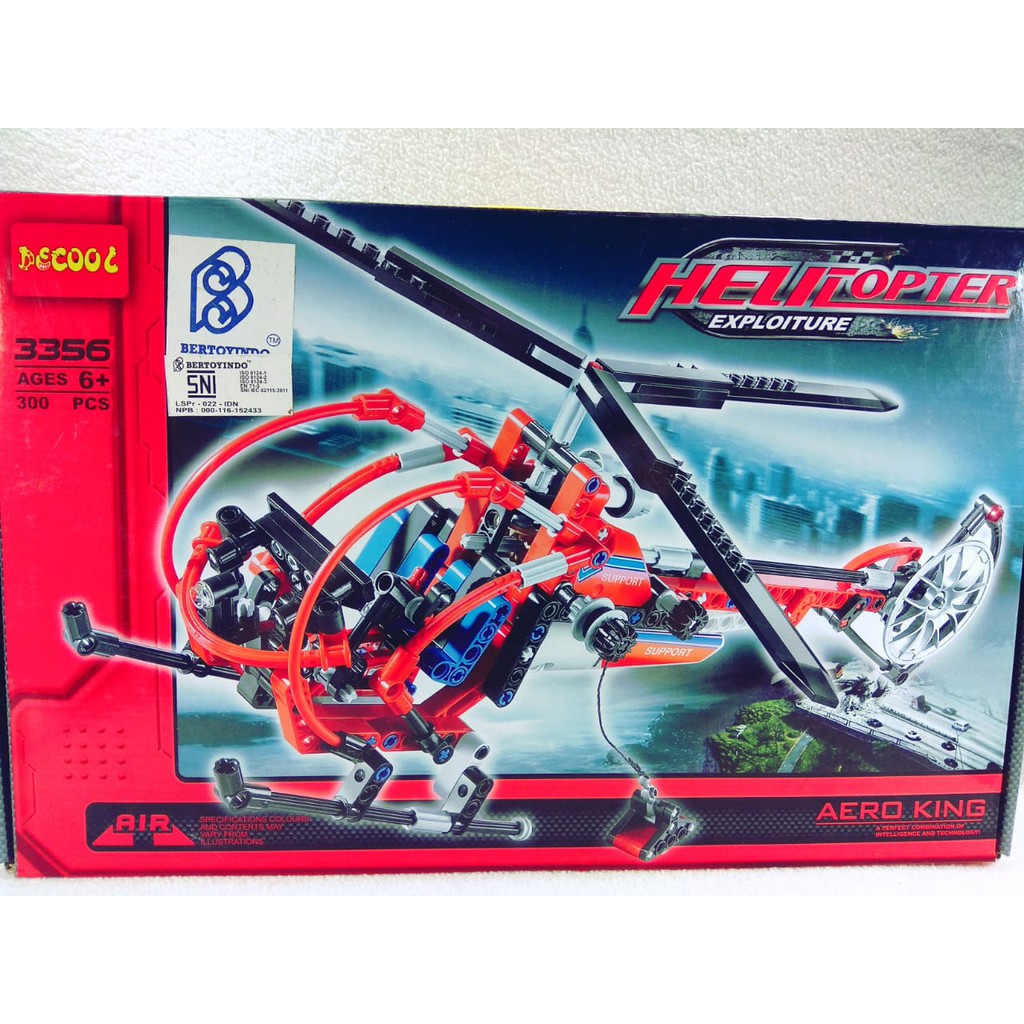 Brick Decool 3356 Helicopter Exploiture - Decool3356