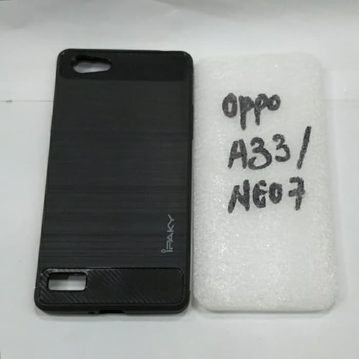 OPPO A33/ NEO 7 softcase ipaky silikon karet hitam mantap murah