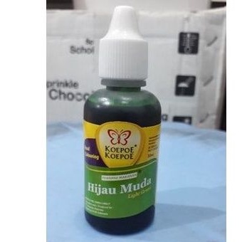 

Pewarna Makanan HIJAU muda Koepoe Koepoe 30 ml