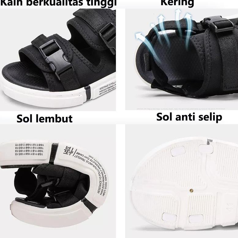 Sandal Gunung Pria Original Model Casual Sandal Gunung Modern Keren Cowok Ringan/Tidak Licin