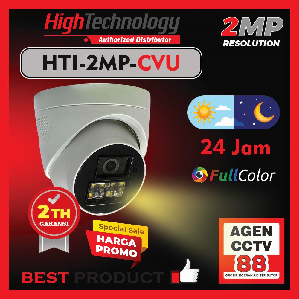 Kamera CCTV Indoor Colorvu 2MP Full Color High Technology