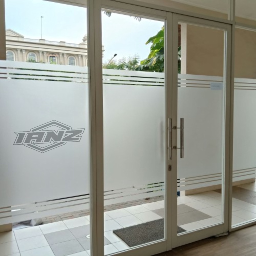 STIKER KACA RUMAH DAN KANTOR BURAM / STIKER SANGLAS MOTIF POLOS / STIKER KACA MOTIF POLOS