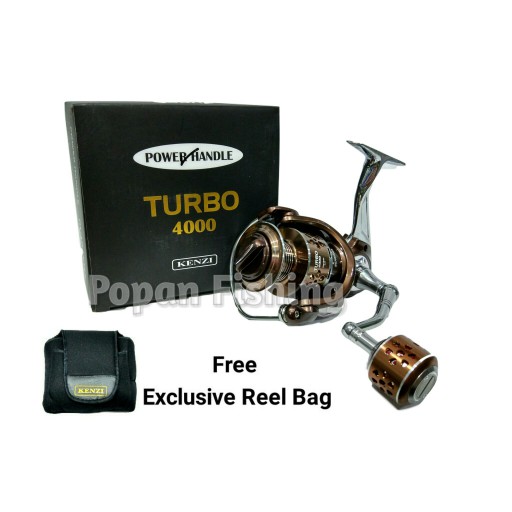 Alat Mancing Reel Kenzi Turbo 4000 Power Handle