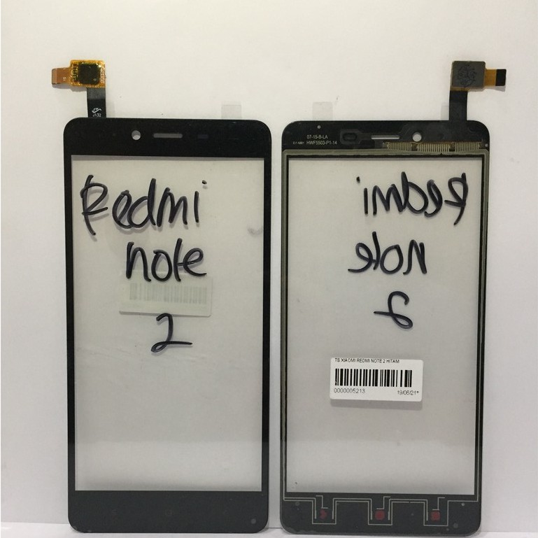 TS XIAOMI REDMI NOTE 2 HITAM