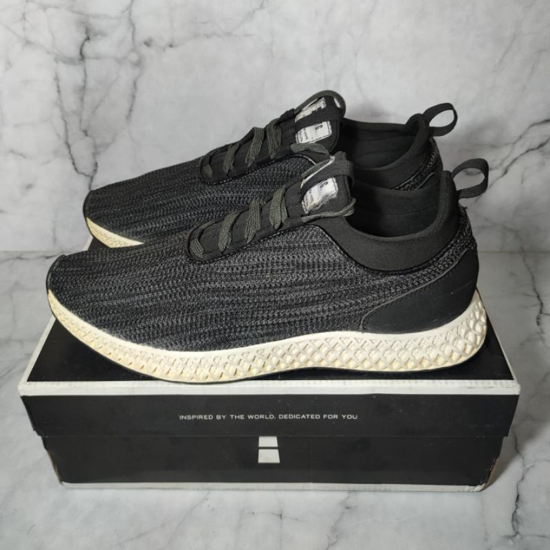 Sepatu Sneakers Brand Lokal Heiden Heritage Cage Signal Black Original