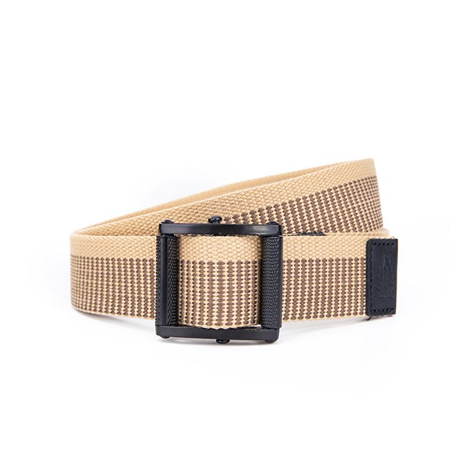HUSH PUPPIES - Overlapp Men CANVAS Belt - TAN