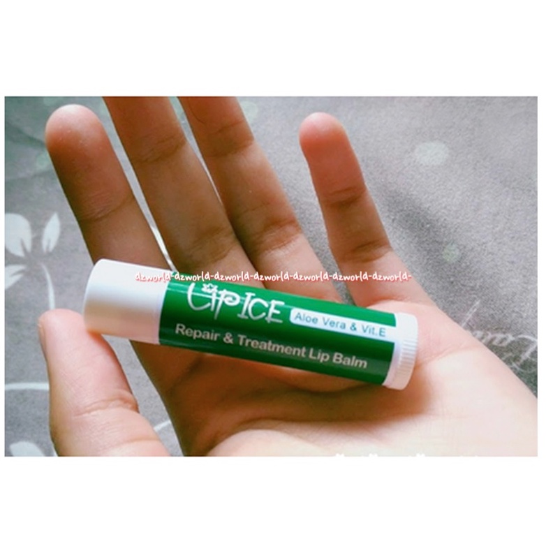 Lip Ice Repair &amp; Treatment 4.2gr Lip Balm Aloe Vera Vit E Lipgloss Untuk Perawatan Bibir Pecah Pecah Lipice Pelembab Bibir