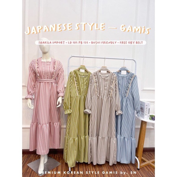 (SALE Habisin Stok) Premium Korean Style Gamis