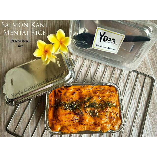 

Salmon Kani Mentai Rice (Nasi Salmon)