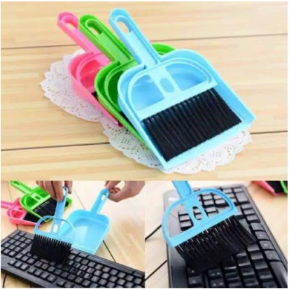 Sapu Mini Set Dustpan Sapu Pengki Set Mini Sapu Serbaguna