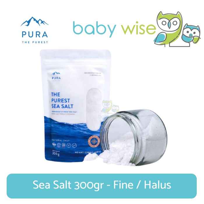 

Pura Purest Sea Salt 300gr - Fine / Halus