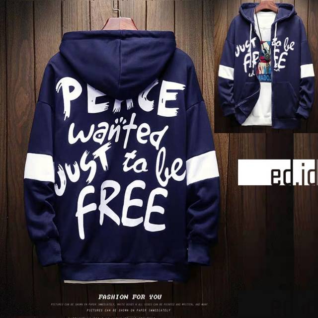 TOTOTAshop.Sweater hoodie WANBE pria,bahan babyterry premium.motif sablon.