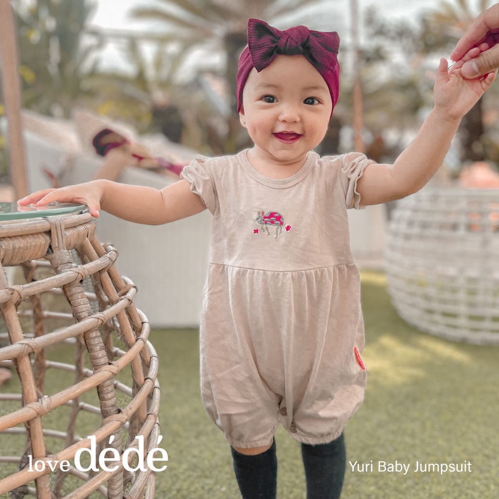 lovedede - YURI / kinara JUMPSUIT Baju Rok Bunga Pergi Lucu Fashion Anak Bayi Perempuan Terlaris Lucu Murah Katun Jepang