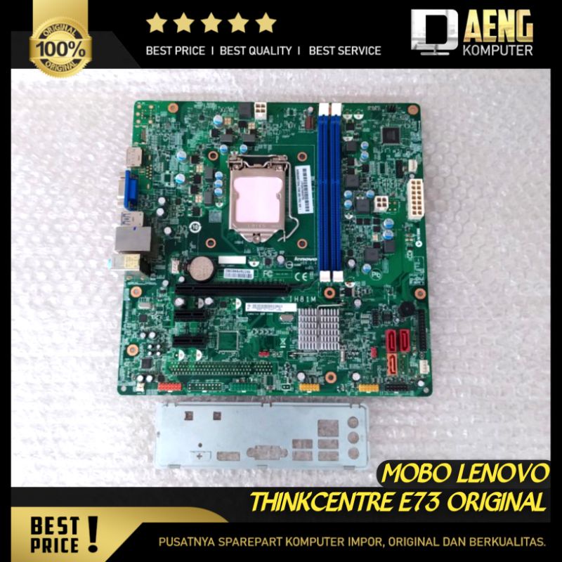 Mainboard Mobo Motherboard Lenovo Thinkcentre E73 Copoton Build Up Copoton Build Up