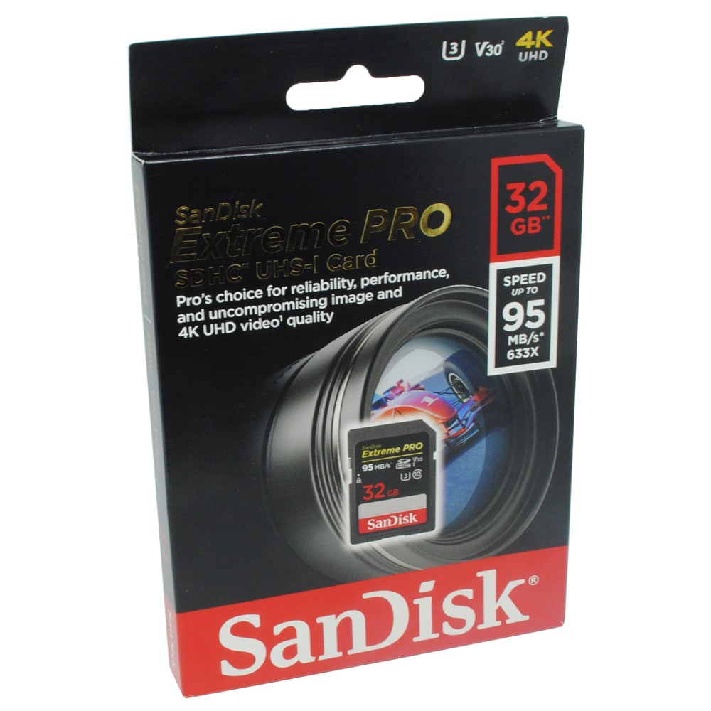 Sandisk Extreme Pro SD Card SDHC 32Gb 95Mb/s