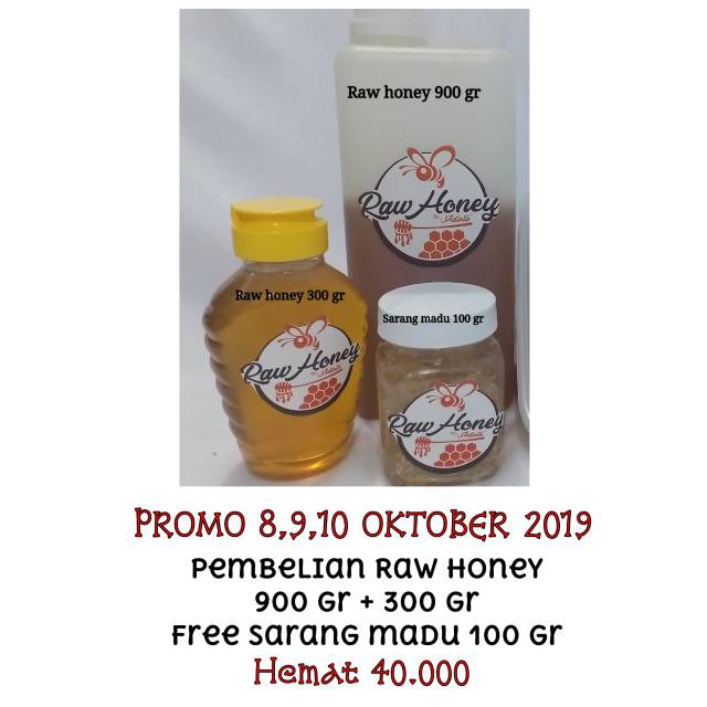 

Promo paket Raw Honey