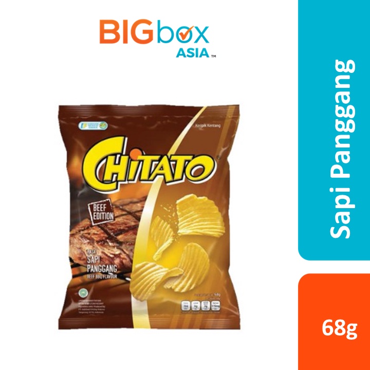 Chitato Snack Keripik Kentang Sapi Panggang 68gr
