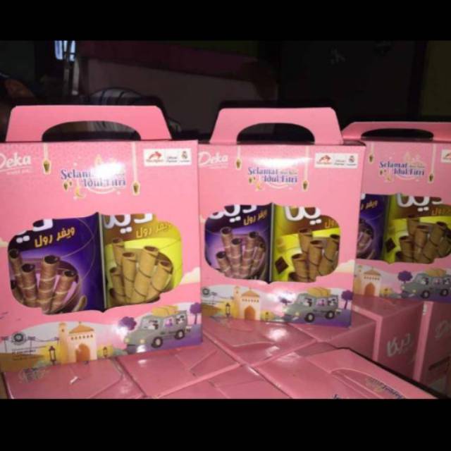 Deka wafer roll Astor paket idul fitri/lebaran