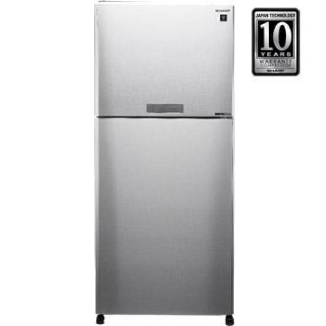 Kulkas 2 Pintu Sharp SJ-IG860PM-SL - Kapasitas Besar dengan Teknologi Plasmacluster