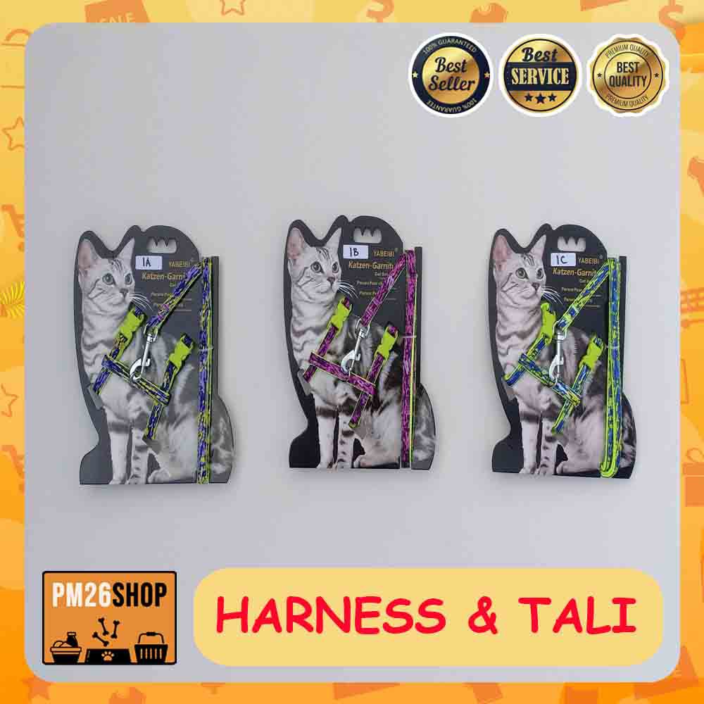 Harness dan Tali Kucing Motif Kd. 1368