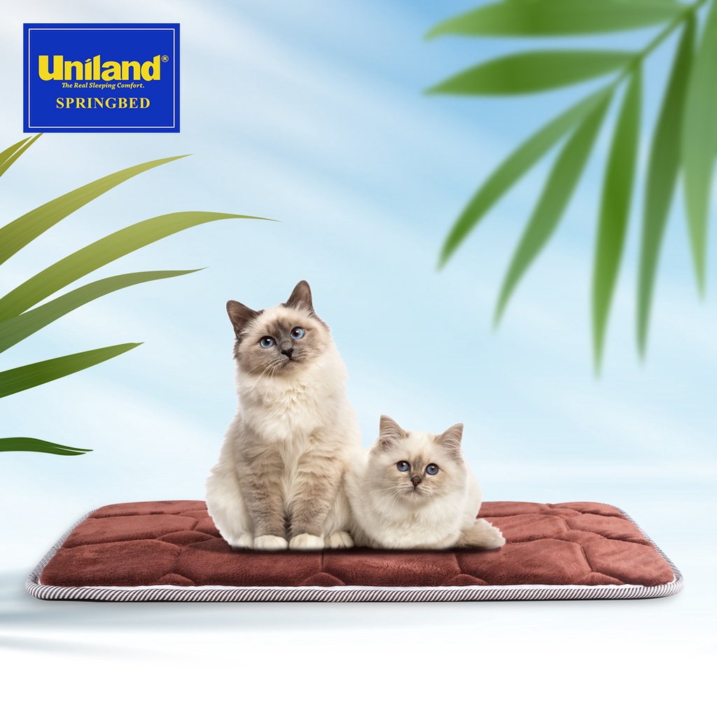 Uniland Kasur Karpet Kucing / Alas Tempat Tidur Kucing Lembut &amp; Empuk